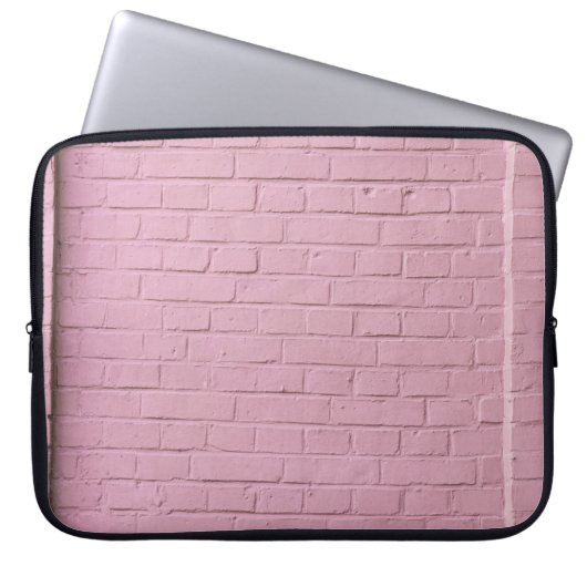 Mauer aus rosa Beton Laptopschutzhülle (Vorderseite)
