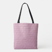 Mauer aus rosa Beton Tasche (Rückseite)