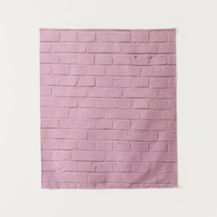 Mauer aus rosa Beton Wandteppich