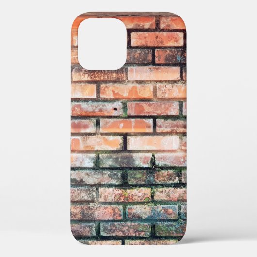 Mauer aus rotem Backstein mit stainsabstrakter, al Case-Mate iPhone Hülle (Rückseite)
