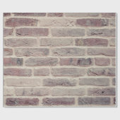 Mauer aus Steinen verschiedener Erdfarben Geschenkpapier (Flach)