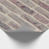 Mauer aus Steinen verschiedener Erdfarben Geschenkpapier (Ecke)