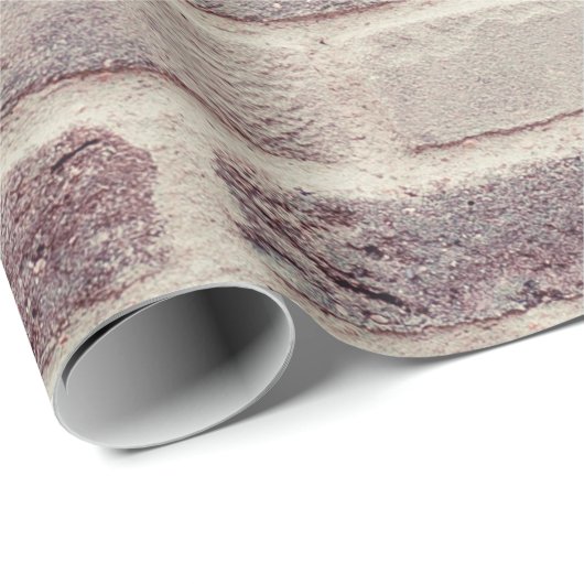 Mauer aus Steinen verschiedener Erdfarben Geschenkpapier (Rolleneckpunkt)