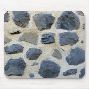 Mauer aus vulkanischen Steinen Mousepad
