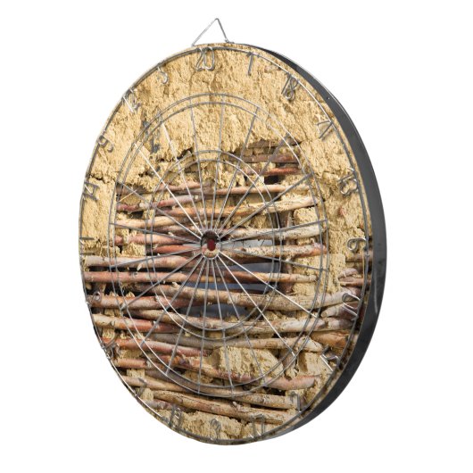 Mauer Dartscheibe (Vorderseite rechts)