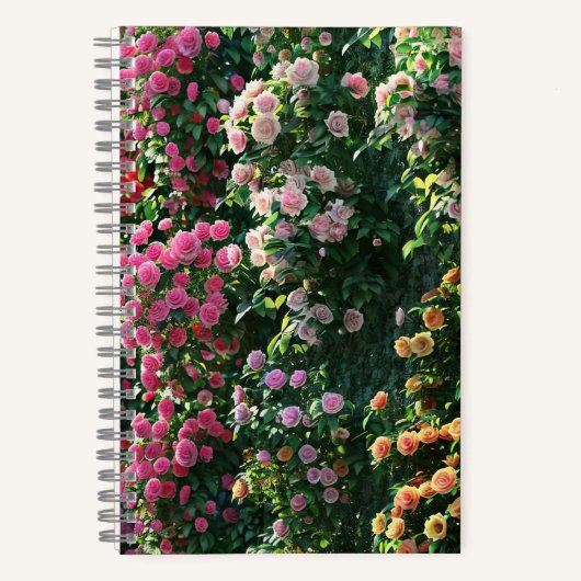 Mauer der Blume Notizblock (Vorderseite)