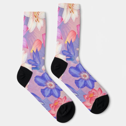 Mauer der Blume Socken (Rechts)