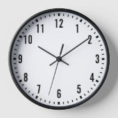 Mauer der klassischen Schule Uhr (Vorderseite)
