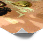 Mauer der Masken Poster (Ecke)