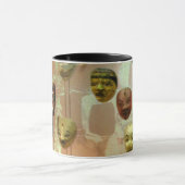 Mauer der Masken Tasse (Zentrum)