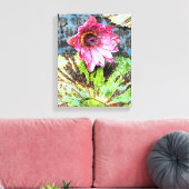 Mauer der Mixed Media Leinwand (Insitu (Wohnzimmer))