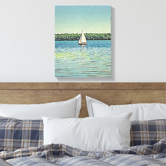 Mauer der Mixed Media Leinwand (Insitu (Schlafzimmer))