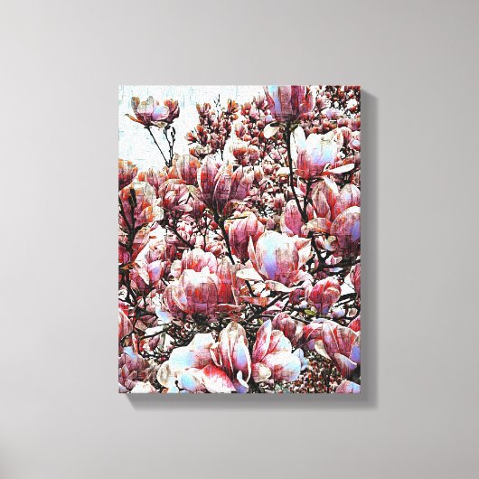 Mauer der Mixed Media Leinwand (Vorderseite)