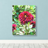 Mauer der Mixed Media Leinwand (Insitu (Holzboden))