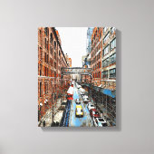 Mauer der Mixed Media Leinwand (Vorderseite)