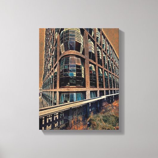 Mauer der Mixed Media Leinwand (Vorderseite)