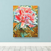 Mauer der Mixed Media Leinwand (Insitu (Holzboden))