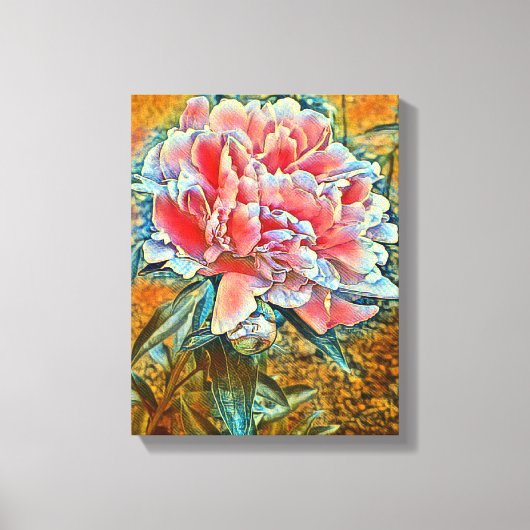 Mauer der Mixed Media Leinwand (Vorderseite)