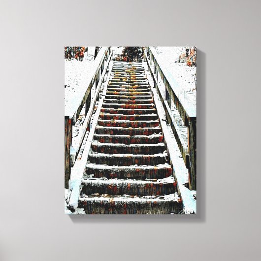 Mauer der Mixed Media Leinwand (Vorderseite)