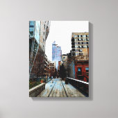 Mauer der Mixed Media Leinwand (Vorderseite)