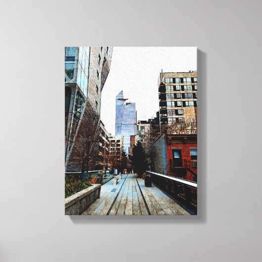 Mauer der Mixed Media Leinwand (Vorderseite)