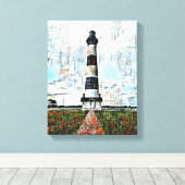 Mauer der Mixed Media Leinwand (Insitu (Holzboden))