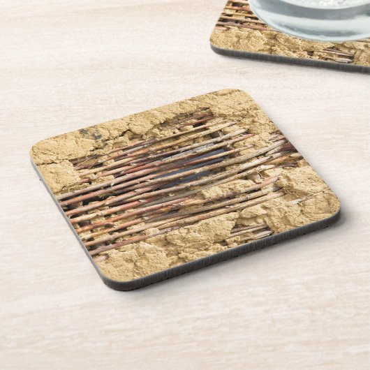 Mauer Getränkeuntersetzer (Linke Seite)