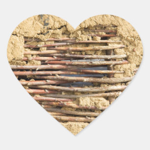 Mauer Herz-Aufkleber