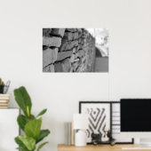 Mauer in Barcelona Poster (Heimbüro)