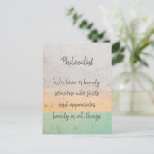 Mauer in Indien gestrichen, grün, gelb und weiß - Postkarte (Stehend Vorderseite)