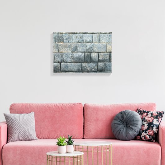 Mauer Leinwanddruck (Insitu (Wohnzimmer))