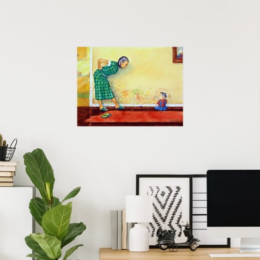 Mauer Poster (Heimbüro)