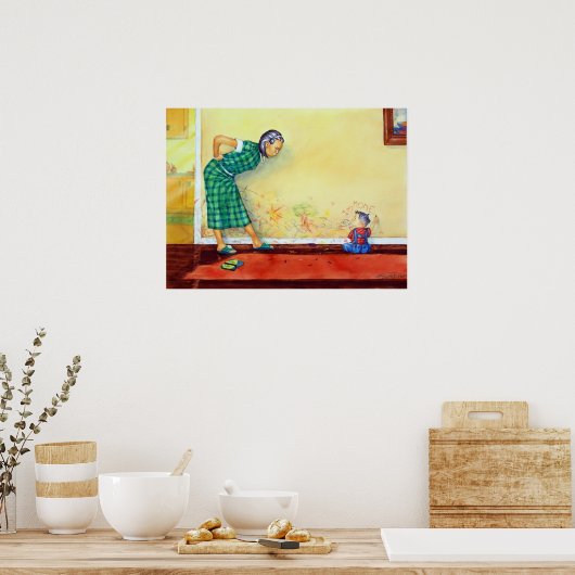 Mauer Poster (Küche)