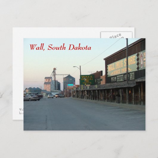 Mauer Postkarte (Vorne/Hinten)