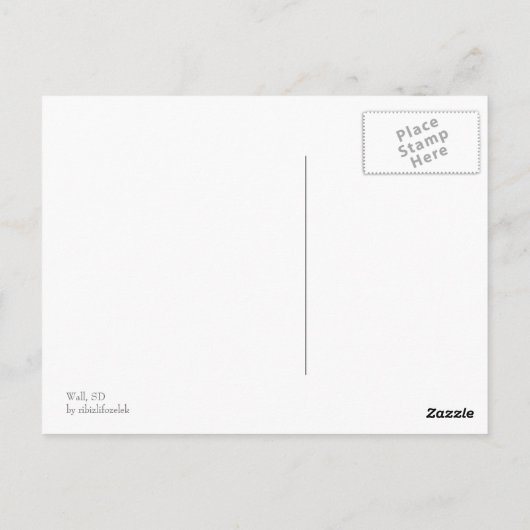 Mauer Postkarte (Rückseite)