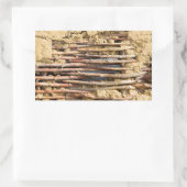 Mauer Rechteckiger Aufkleber (Tasche)