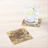 Mauer Rechteckiger Pappuntersetzer (Vor Ort)