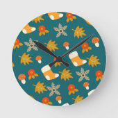 Mauer-Uhr Runde Wanduhr (Vorderseite)