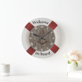 Mauer-Uhr-Seeweg Große Wanduhr (Zuhause)