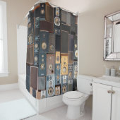 Mauer von Lautsprecher Duschvorhang (Beispiel)