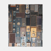 Mauer von Lautsprecher Fleecedecke (Vorderseite)