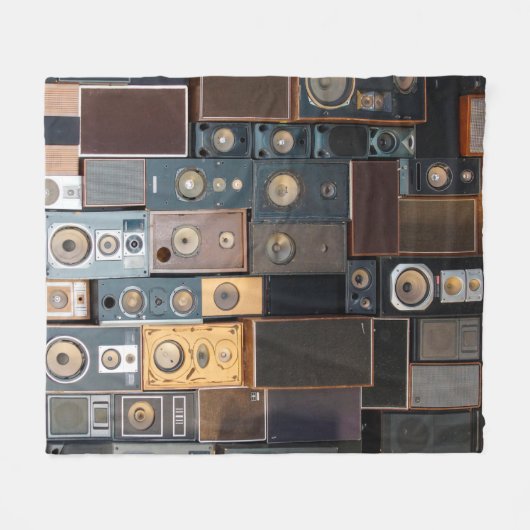 Mauer von Lautsprecher Fleecedecke (Vorderseite (Horizontal))