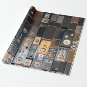 Mauer von Lautsprecher Geschenkpapier (Ungerollt)