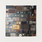 Mauer von Lautsprecher Wandteppich (Vorderseite (Horizontal))