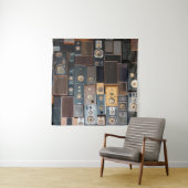 Mauer von Lautsprecher Wandteppich (Beispiel)