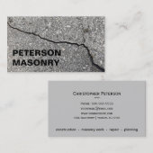 Mauerbau - Mauerwerk - Visitenkarte (Vorne/Hinten)