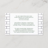 Mauerbau - Visitenkarte (Rückseite)