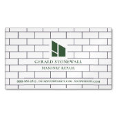 Mauerbauten Magnetische Visitenkarte (Vorderseite)