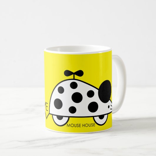 Mauerhaus BW Gelbe Tasse (VorderseiteRechts)