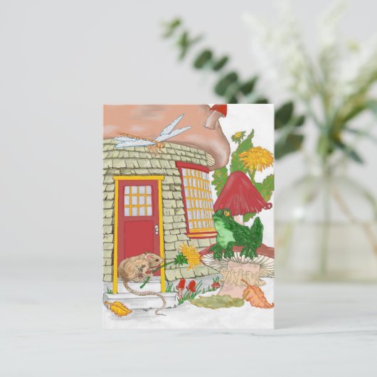 Mauerhaus Postkarte (Stehend Vorderseite)